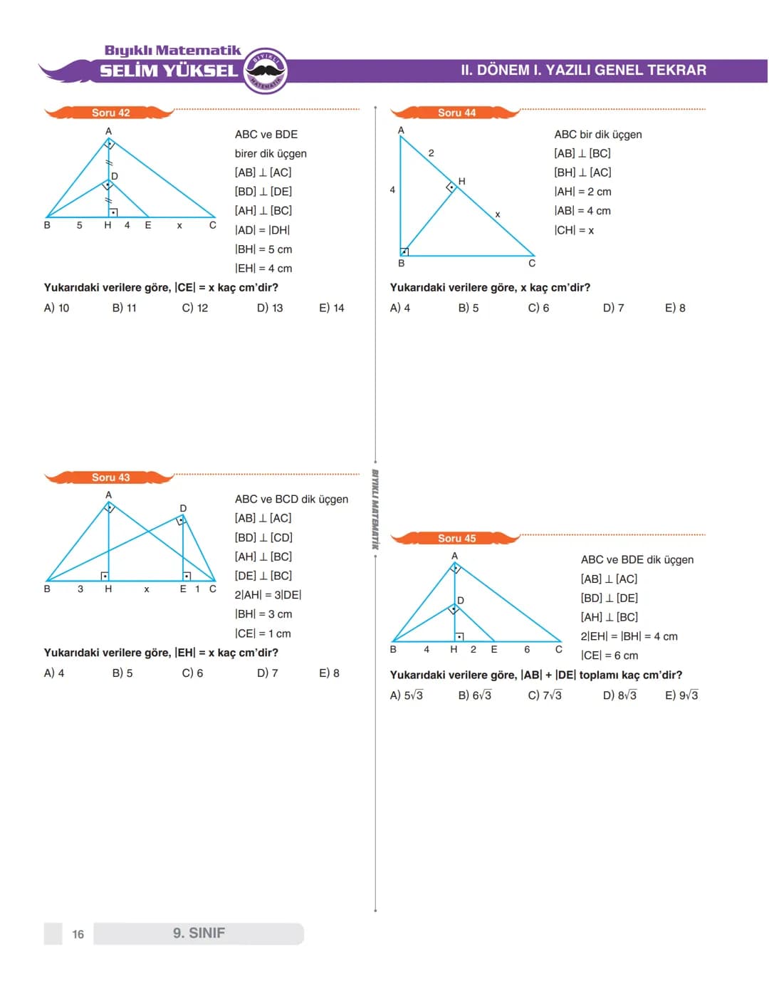 9.sınıf matematik 2.dönem 1.yazılı notları – 16. sayfa