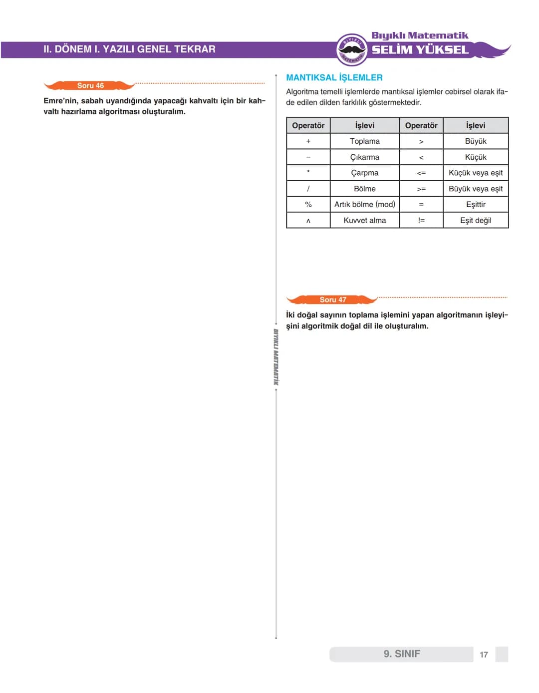 9.sınıf matematik 2.dönem 1.yazılı notları – 59. sayfa