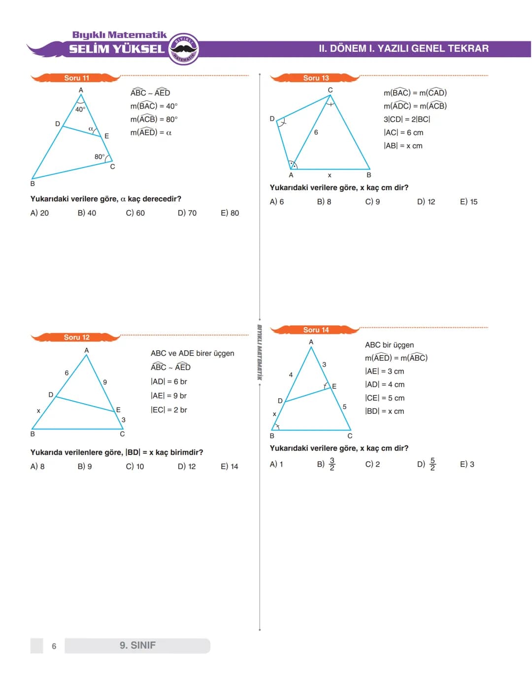 9.sınıf matematik 2.dönem 1.yazılı notları – 6. sayfa