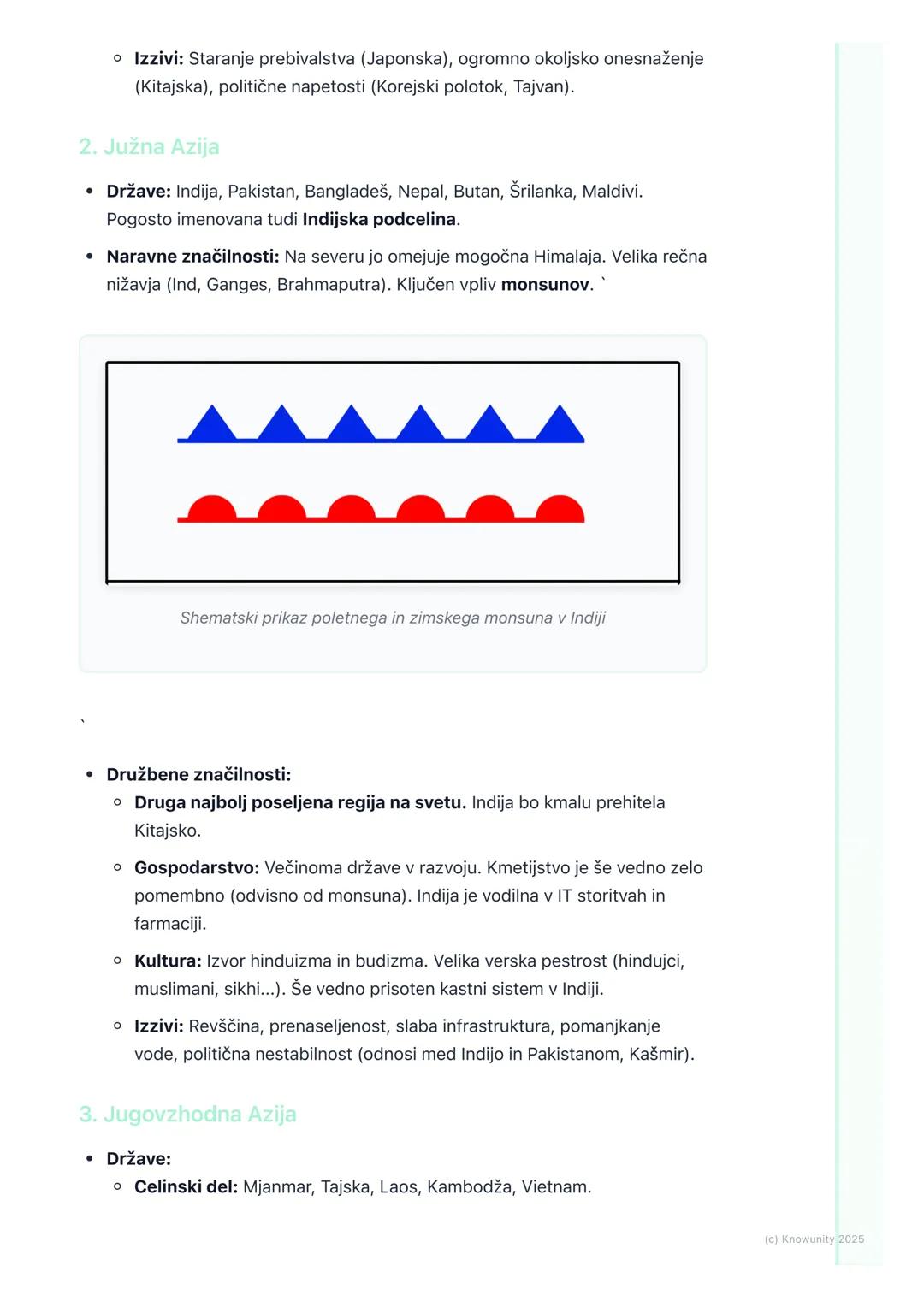 # Azija
Azija - splošne značilnosti
Azija je največja in najbolj naseljena celina. Je celina velikih nasprotij - tako v
naravnem kot v dru