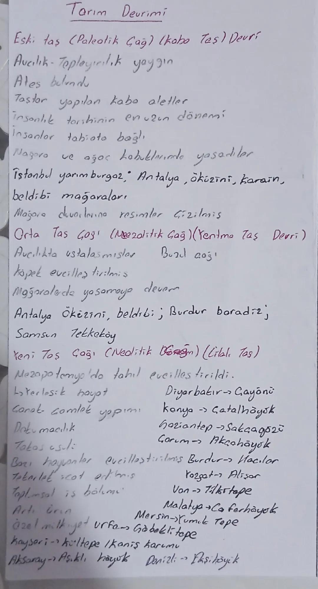 Tarım Deurimi
Eski taş (Paleotik Çağ) (kabo Tes) Deuri
Avcılık Toplayıcılık yaygın
Ates bulundu
Tastor yapılan kabo aletler
insanlık tarih