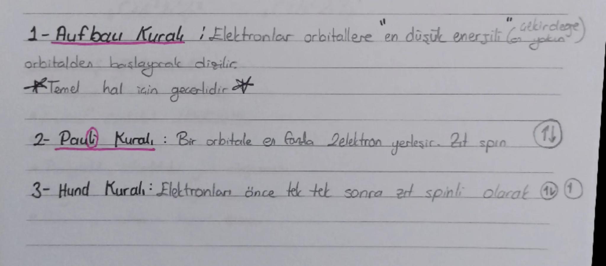 - AYT KİMYA -.
MODERN ATOM TEORIsi
BOHR ATOM MODELI : Elektron çekirdek etrafında belirli dairesel yörüngede bulunur.
• Bu yörüngelere :