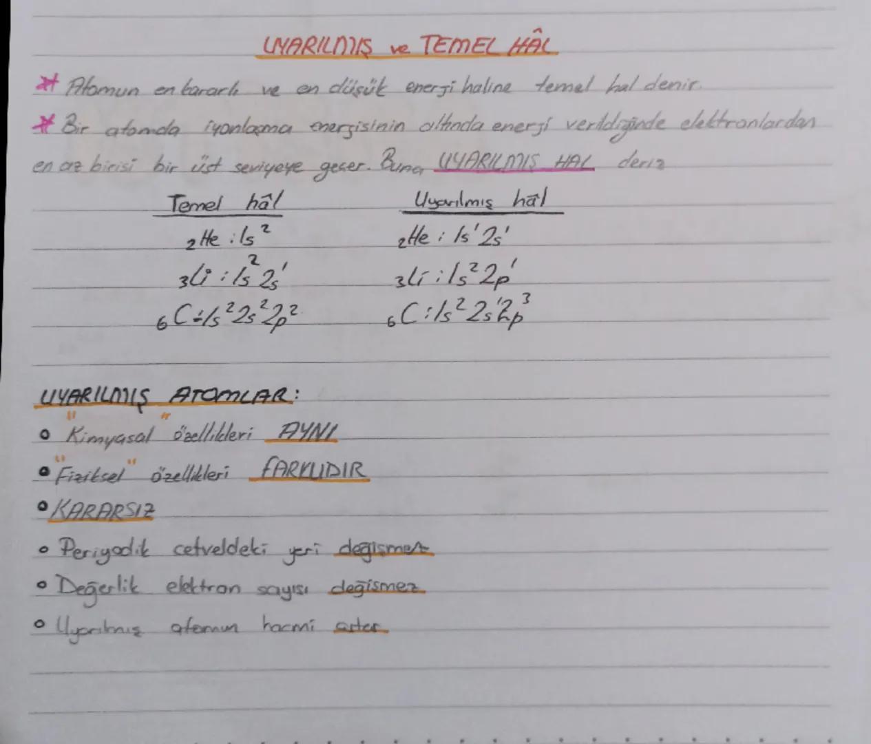 - AYT KİMYA -.
MODERN ATOM TEORIsi
BOHR ATOM MODELI : Elektron çekirdek etrafında belirli dairesel yörüngede bulunur.
• Bu yörüngelere :