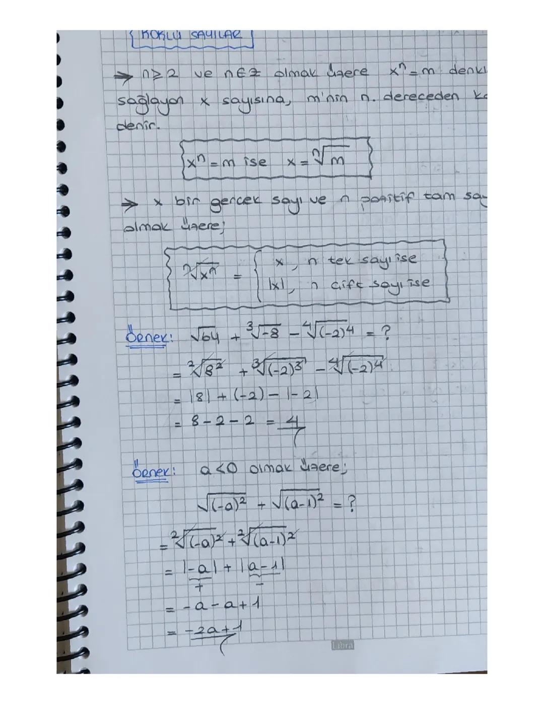 TYT Matematik: Köklü Sayılar Konu Anlatımı ve Örnekler