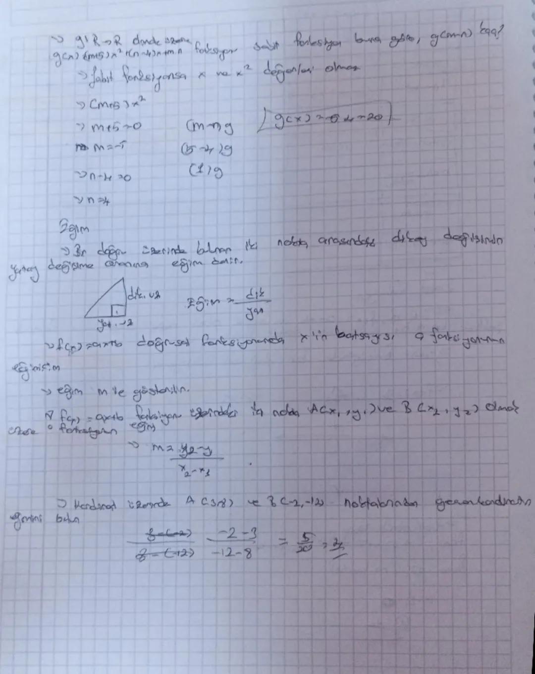 2
# PONKSİYONLAR
* $f(x)=ax+b$ şeklindeki dönüşümlere doğrusal fonksiyonton denir.
* tamm Bir Saksigenda bağımsız değişkeın alabileceği