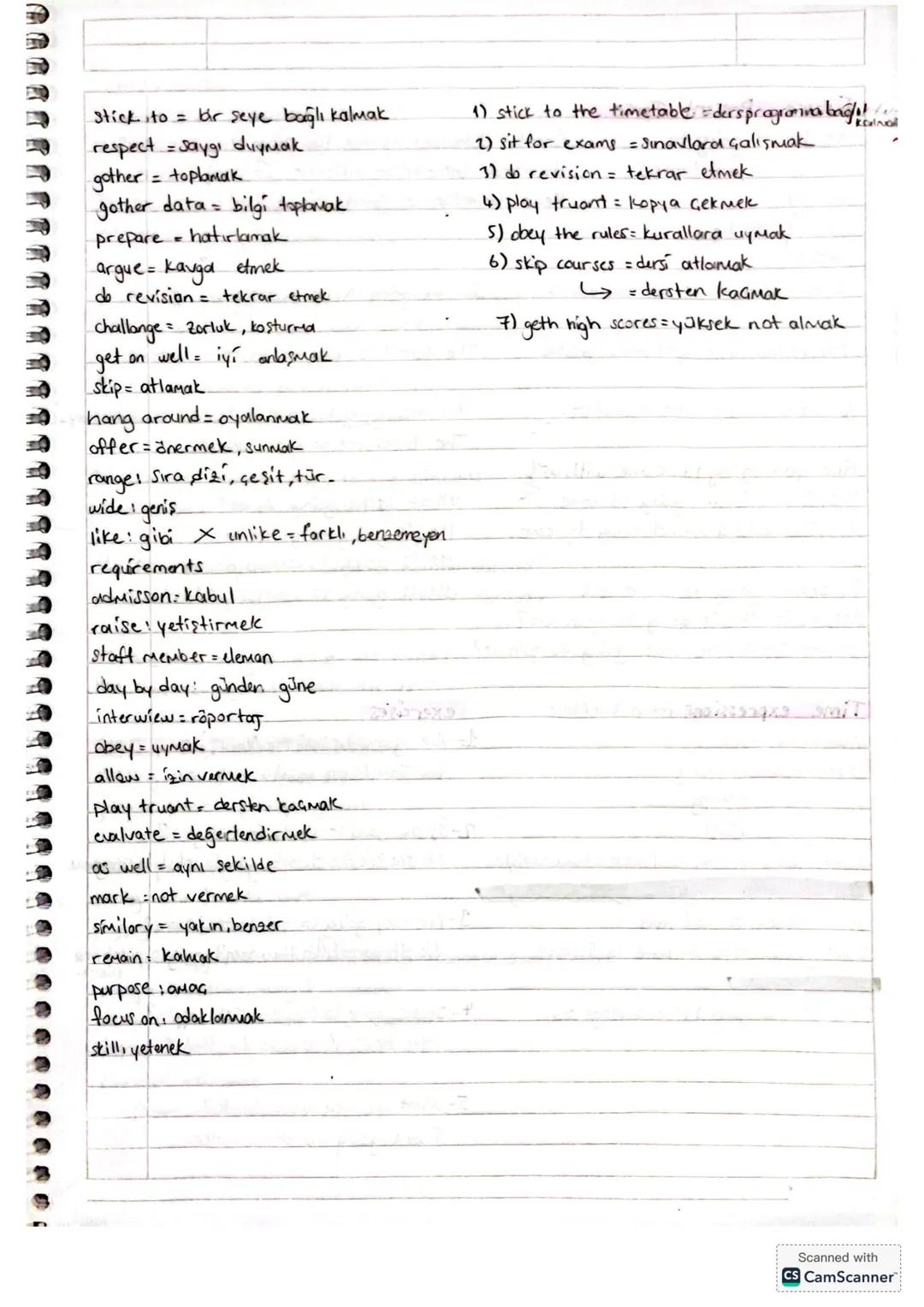 UNIT-1
-school life (okul hayatı).
- How do you feel?
I feel nervous.
I feel
happy
ta'
exciting: heyecan
excited- heyecanli
verici
confused