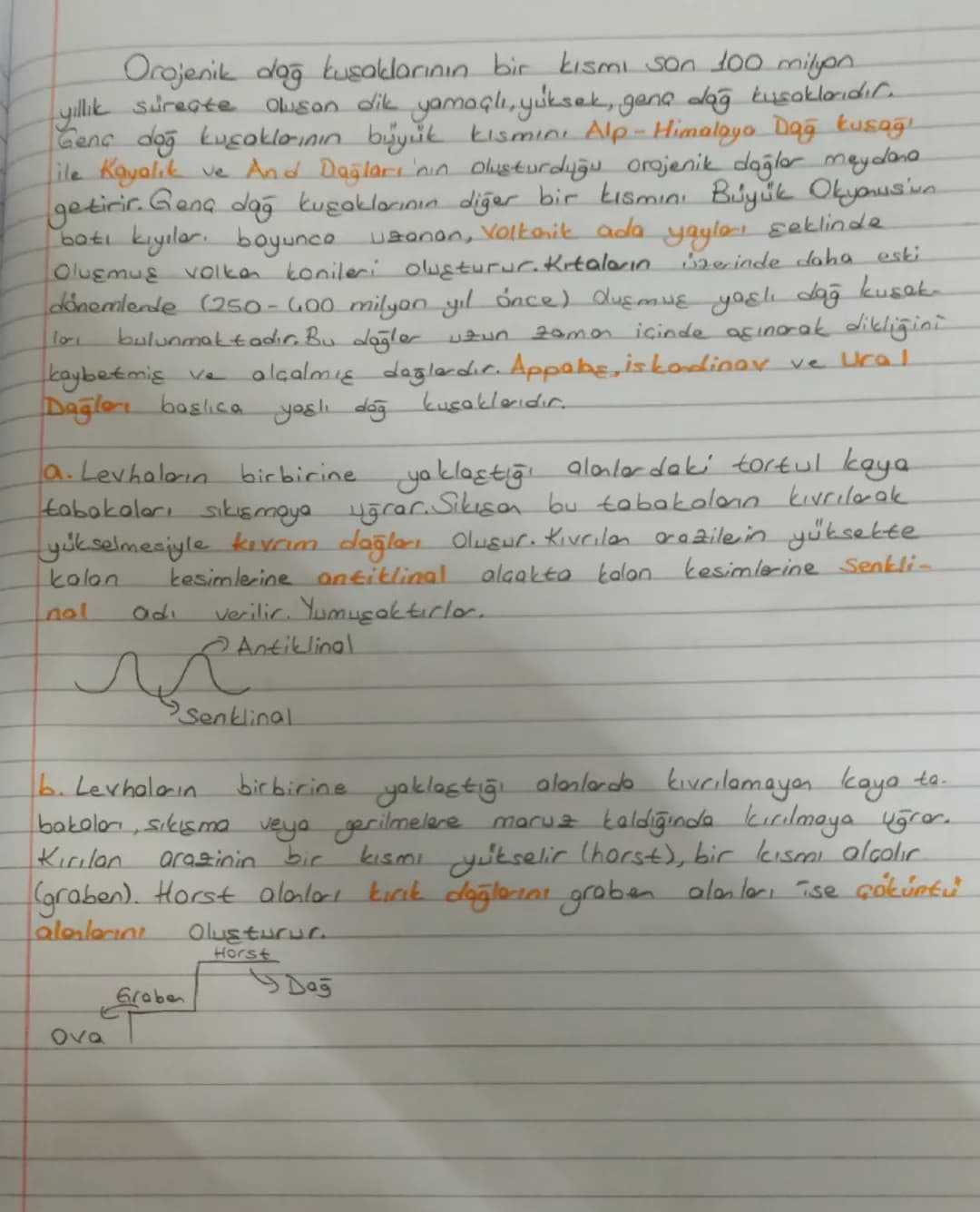# TEKTONIK SÜREGLER
Levha Tektoniği: Alfred Wegener 1915'te levha tektoni-
ği kuramını ortaya koymuştur. Levha tektoniği, Dünya'nın
yeraltı
