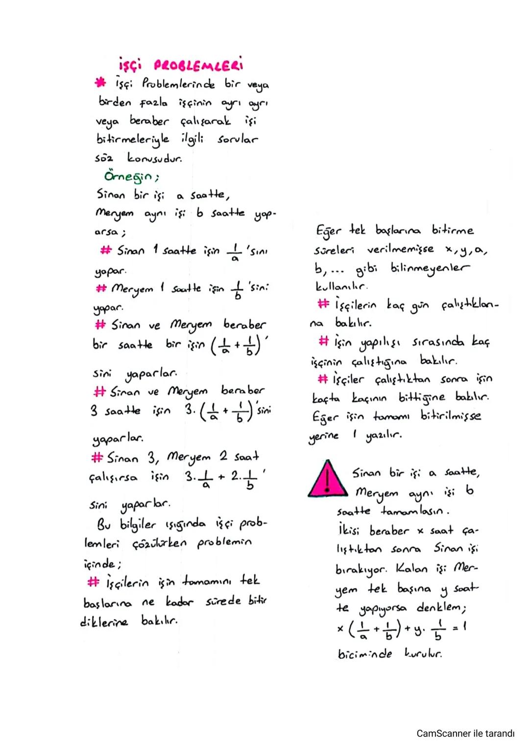 işçi PROBLEMLERI
işçi Problemlerinde bir
veya
birden fazla işçinin ayrı ayrı
veya beraber çalışarak işi
bitirmeleriyle ilgili sorular
Söz ko