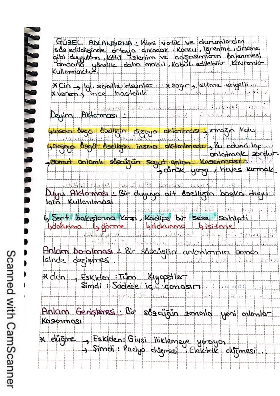 # TÜRKÇE (SÖZCÜKTE ANLAM)
## Gerçek Anlam: Sözcüğün akla gelen en eski, ilk anlamıdır.
* Gözümün gördüğüne yüreğim inanmak istemez.