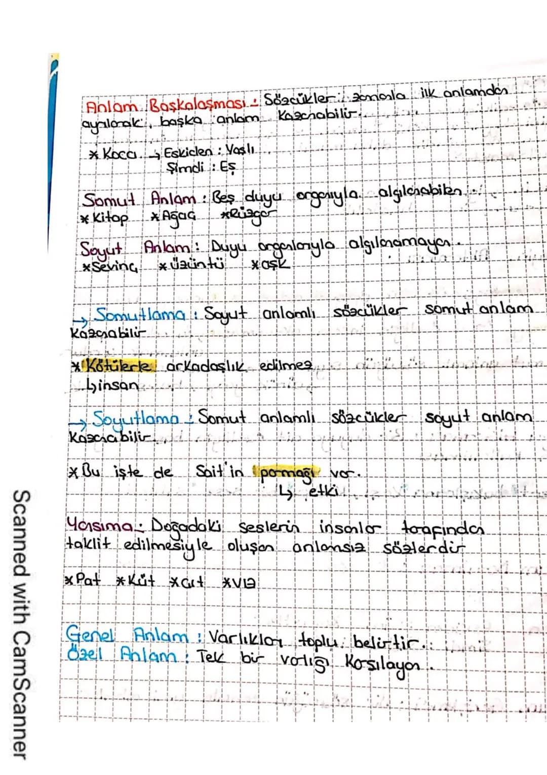 # TÜRKÇE (SÖZCÜKTE ANLAM)
## Gerçek Anlam: Sözcüğün akla gelen en eski, ilk anlamıdır.
* Gözümün gördüğüne yüreğim inanmak istemez.