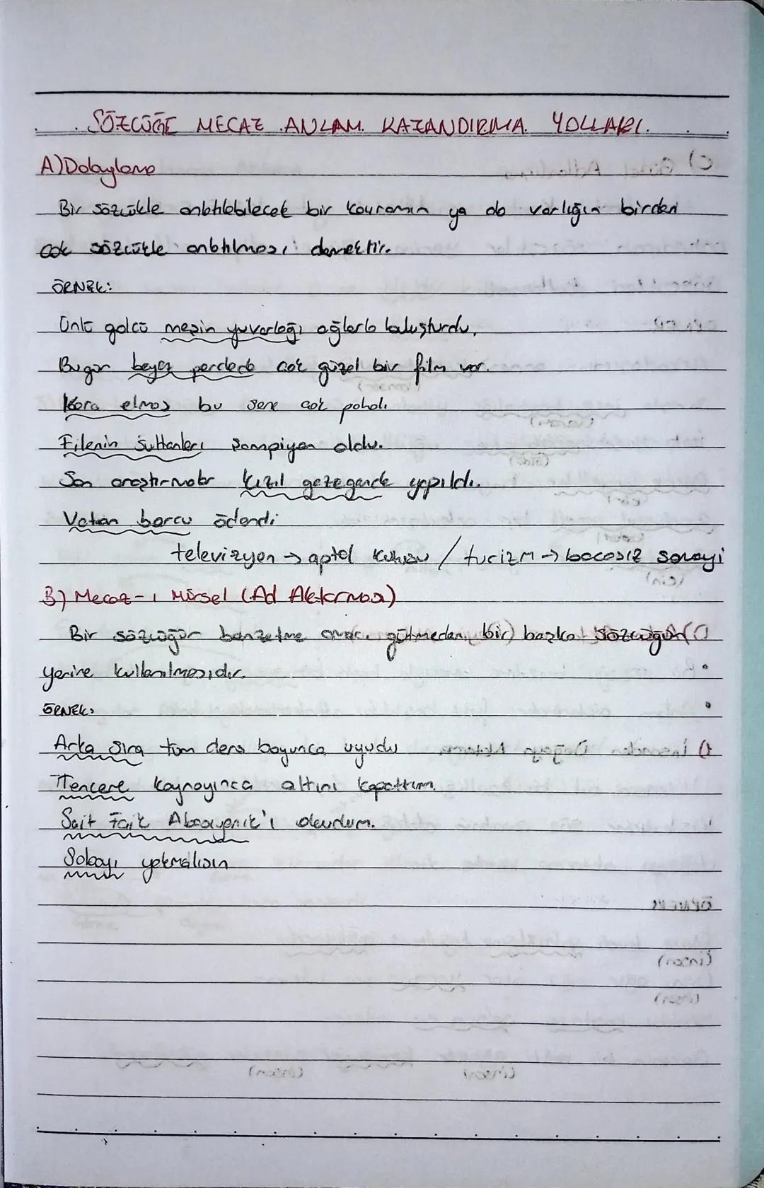 SÖZCÜĞE MECAZ ANLAM. KAZANDIRMA. YOLLARI.
A)Dobylome
Bir sözcükle anketilebilecek bir kouromin
Ook sözcükle onbtilmes, demektir.
yo
do verli