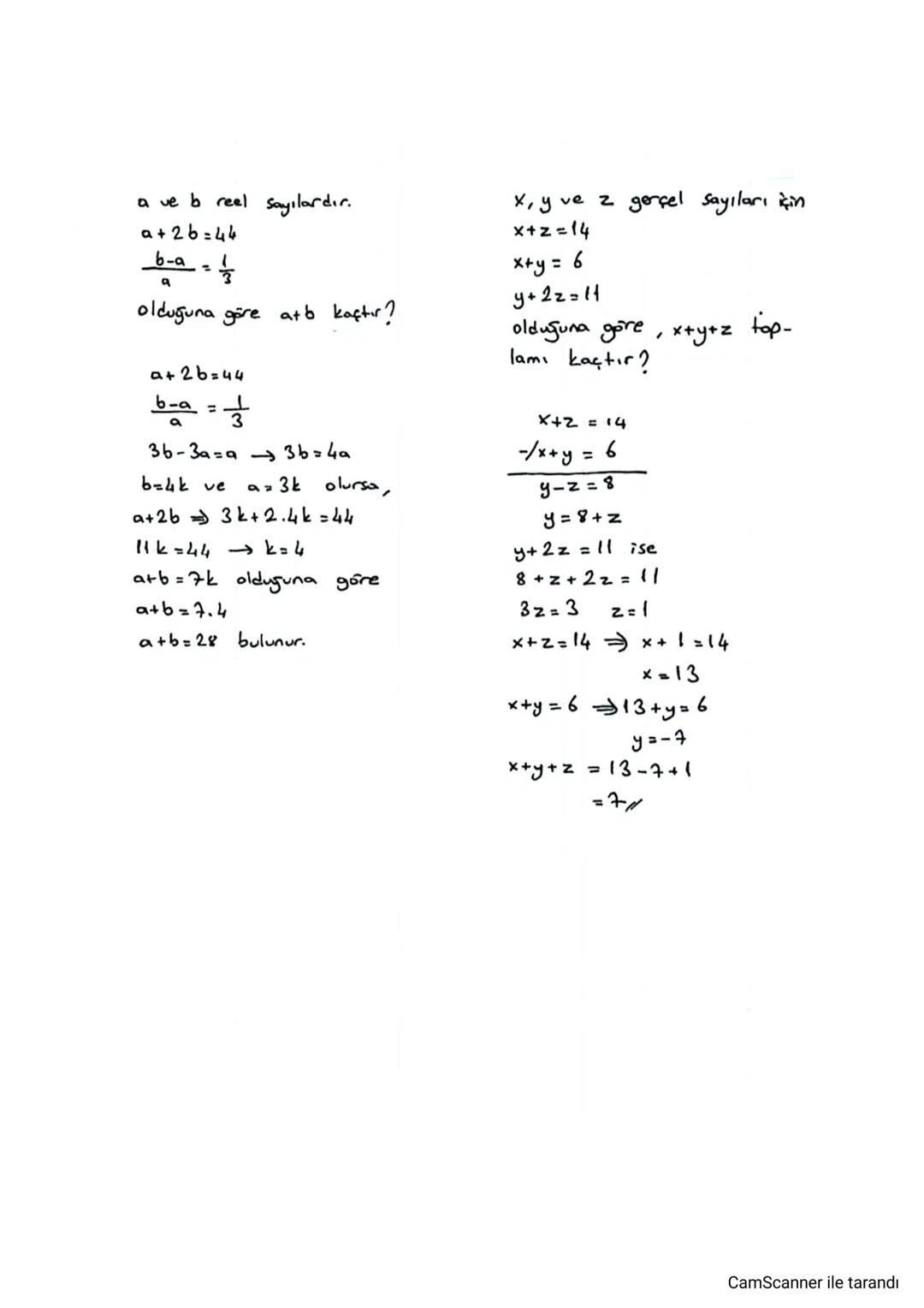 DENKLEM
COZME
Bir Bilinmeyenli Denklemler
m
2x + 5 =3x+0
a=m ve ben ise çözüm kümesi
reel sayılardır.
a=m ancak b/n ise çszum ko
mesi boş ki
