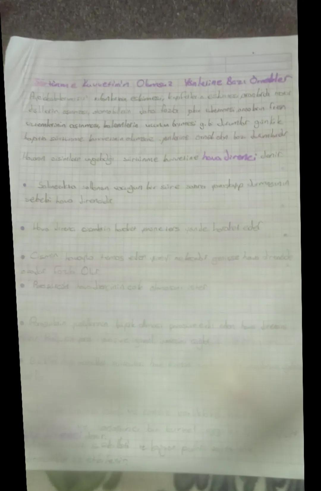 3. Bölüm Sürminme Kuvveti
• Cium le prey otseunk mapana gelen ve cizmin toraketini
zorbesiran esdiye sürtünme kurvesi donir
• Sumume kuned c