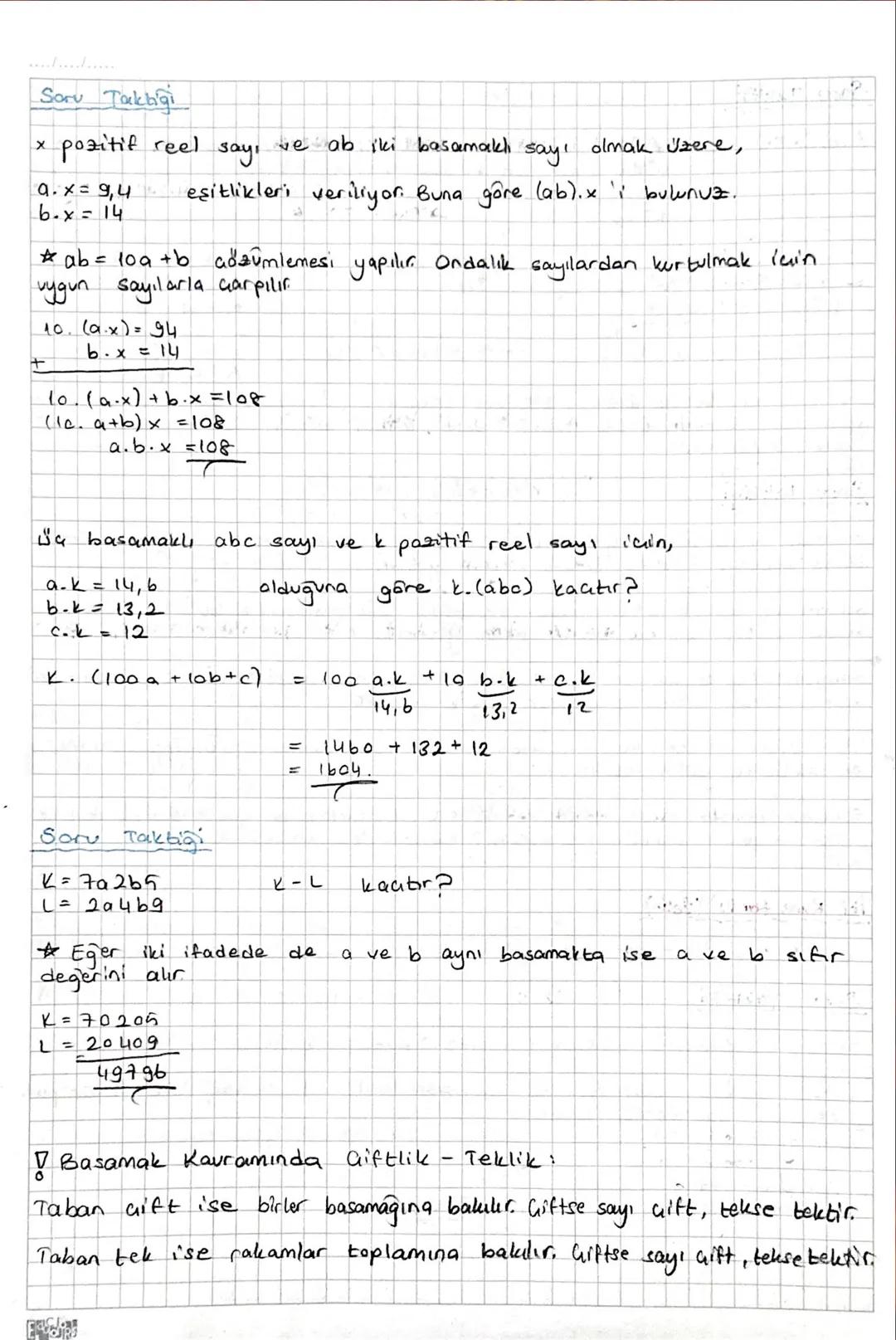 A B C D
BASAMAK KAVRAMI
SA 1902 MAD
Birler Basamağı (D.1)
→ Onlar Basamağı (C.1°)
→ Yüzler Basamağ) (B.100)
→Binler Basamağı (A, 1000)
* ABC