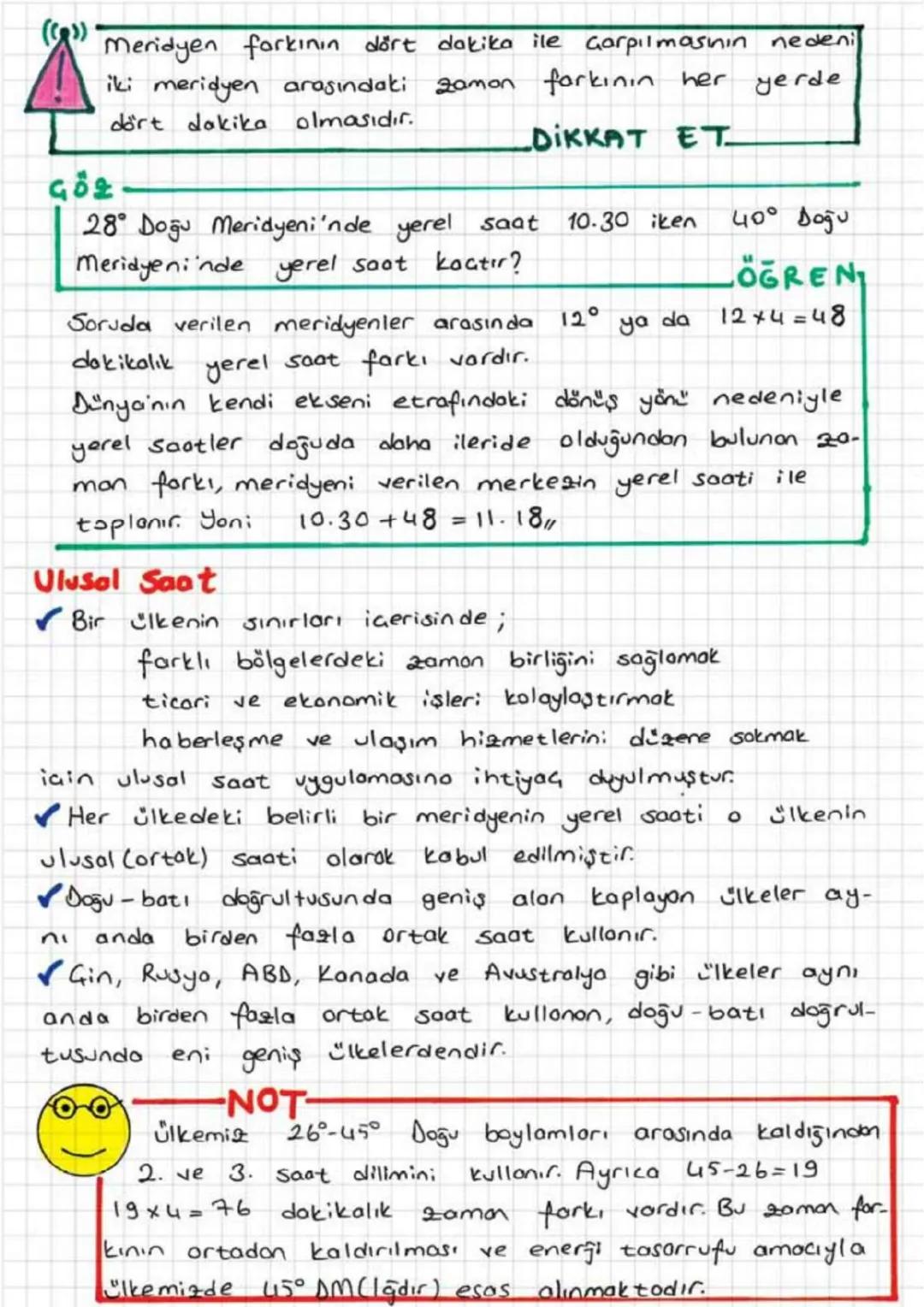 COĞRAFİ KONUM
Matematik Konum
(mutlak)
COĞRAFİ KONUM
Dünya üzerindeki bir noktanın
Baslangia Meridyeni (Greenwich)
ve Baslangia Paraleli (Ek