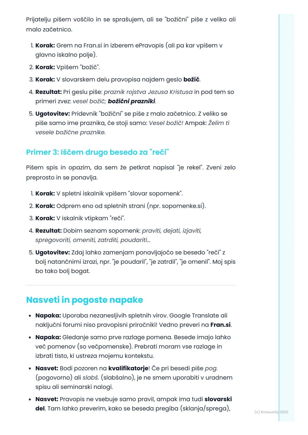 # Slovarji in pravopisni
priročniki
Uvod: Zakaj sploh potrebujemo slovarje in
pravopis?
Včasih se zdi, da slovenščino obvladamo, ker je na