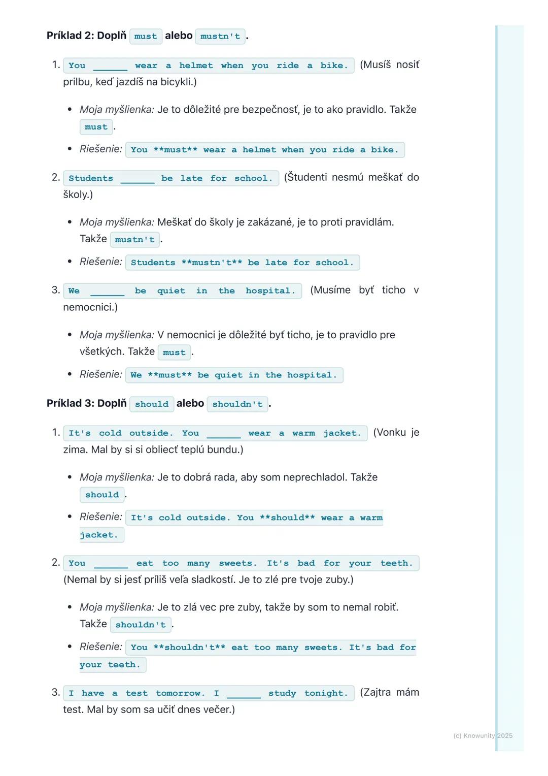 # Modálne slovesá (Can, Must,
Should)
1. Prehľad modálnych slovies
Dnes sa budeme učiť o špeciálnych slovesách v angličtine, ktoré sa vol