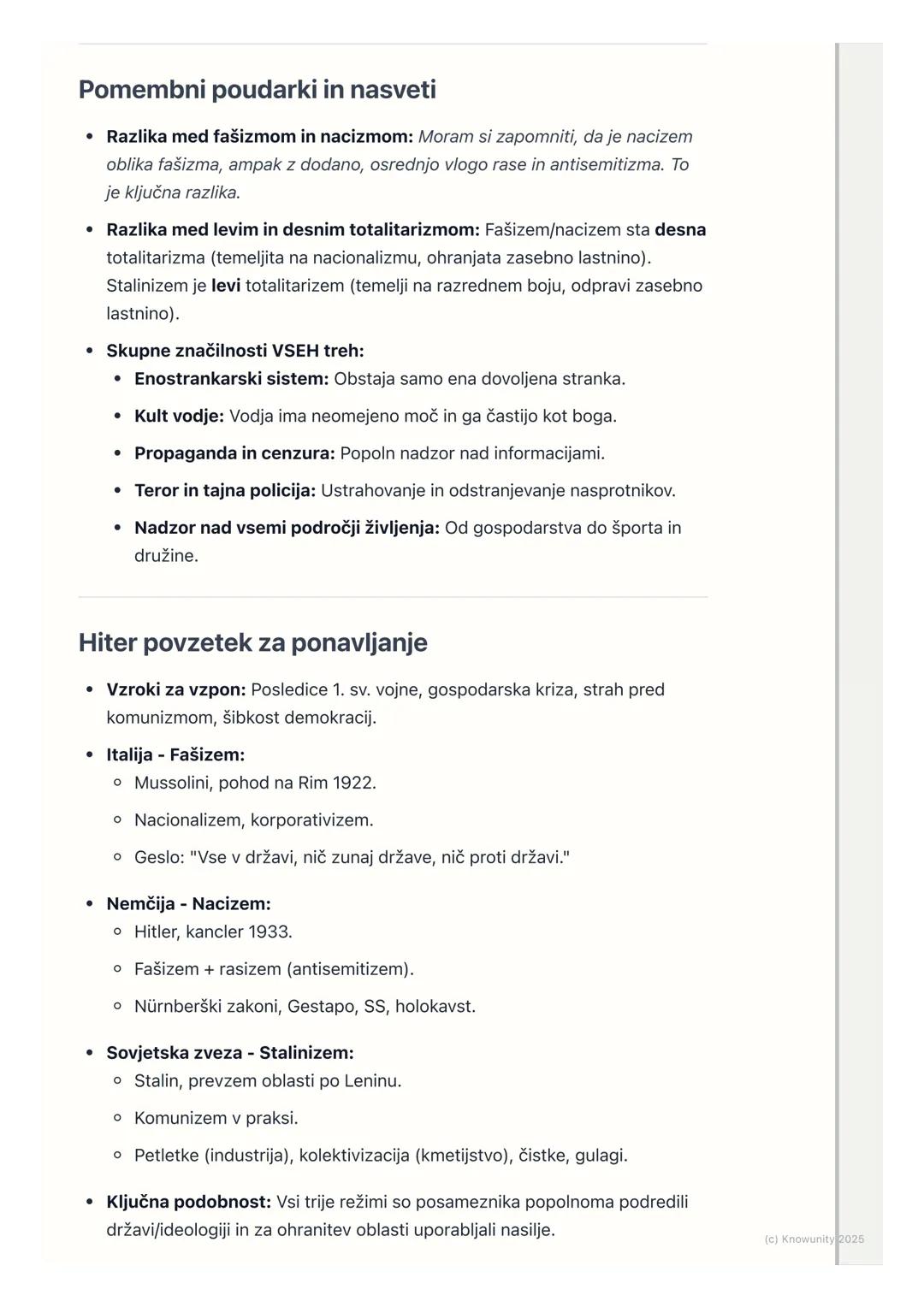 # Vzpon totalitarnih režimov:
fašizem, nacizem, stalinizem
Uvod v totalitarne režime
Po 1. svetovni vojni je bilo v Evropi veliko nestabil