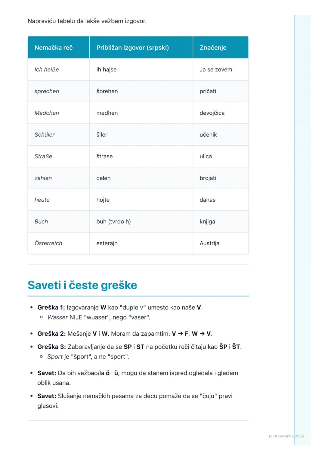 # Nemačka abeceda i izgovor
Uvod u nemačku abecedu
Nemačka abeceda se zove das deutsche Alphabet. Vrlo je slična našoj
latinici, što je su