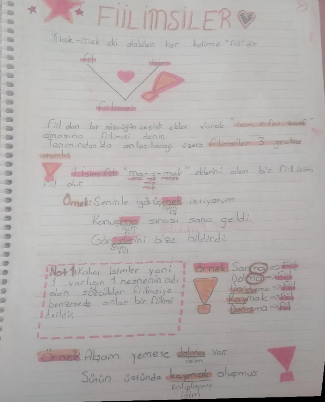 # FIILIMSİLER
Mak-mek eki alabilen her kelime "fill" dir.
Grilimah
Fiil dan bir sözcüğün çeşitli ekler alarak isim, sifat, sarf
dmasino
f
