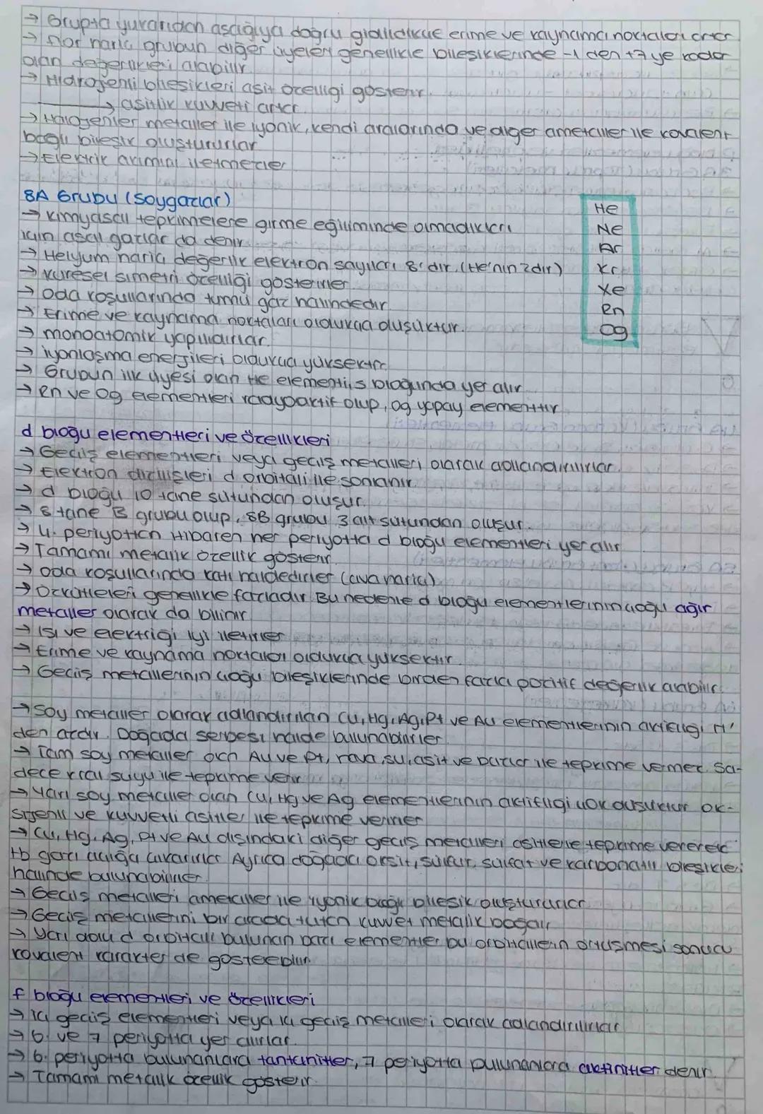 ELEMENTLERİ TANIYALIM
s bloğu elementleri ve özellikleri
IA Grubu (Alkali metaller)
→Hidrojen haria hepsi mercilik Özellik gösterir
→Değerl