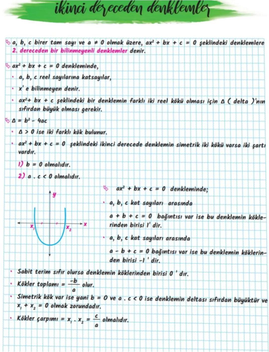 # IKINCI DERECEDEN BİR BilinmeyeNLI DENKLEMLERİN Çözümü :
a) Çarpanlara Ayırma Yoluyla İkinci dereceden denklemin çözüm kümesi kolaylıkla g