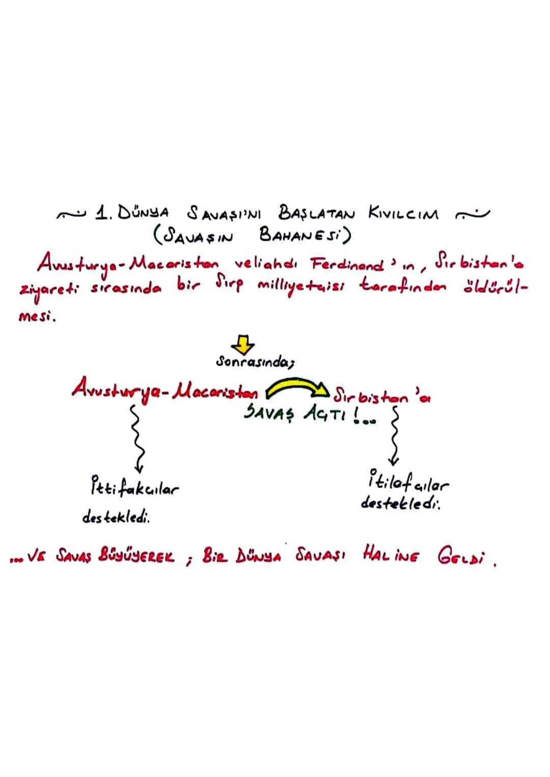 1. DÜNYA SAVAŞINDA BLOKLAR
(GRUPLAŞMALAR)
تبہ
Bu grupların oluşmasında devletler arası çıkarler
etkili olmuştur.
ITILAF DEVLETLERI
• Ingilte