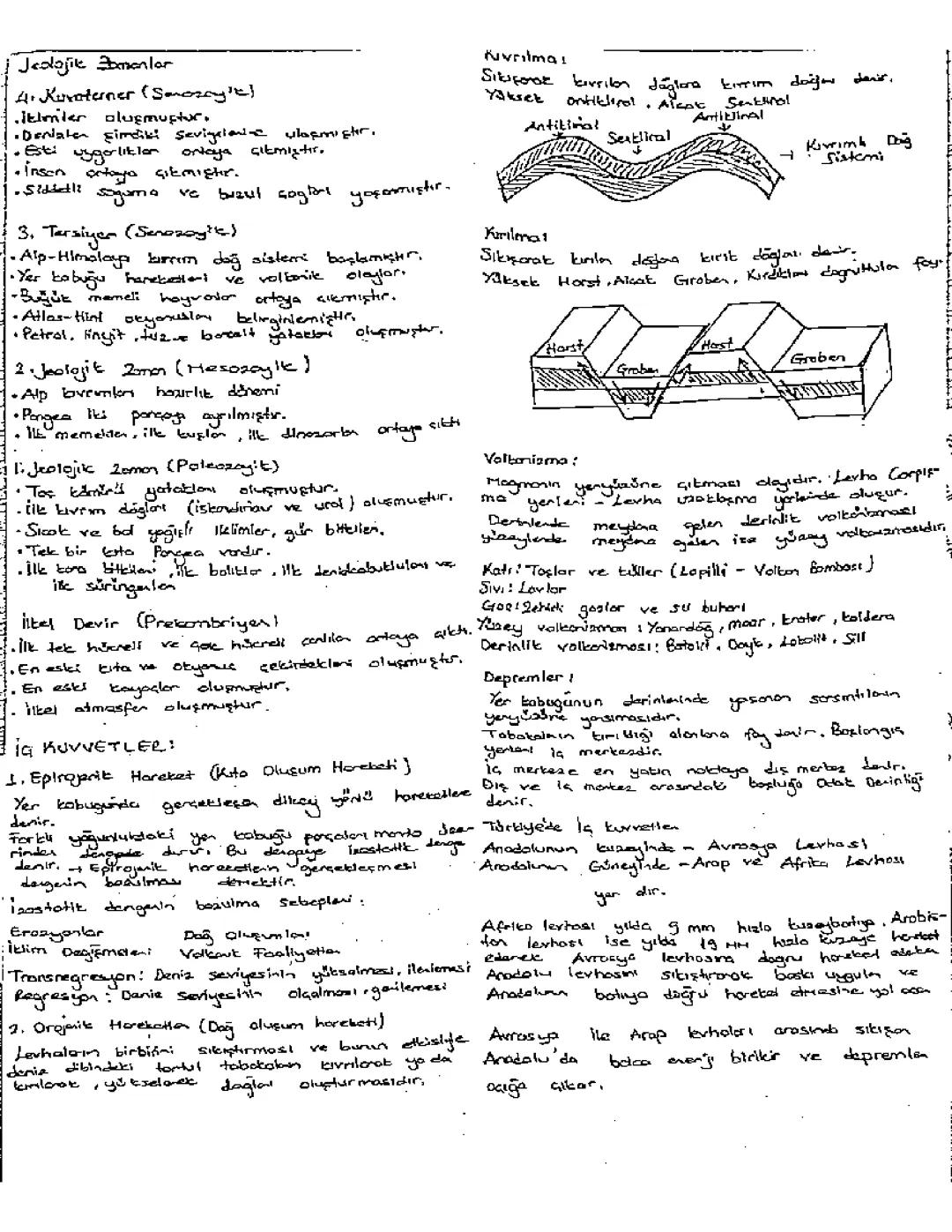 Coğrafya 10. Sınıf 1. Dönem 1. Yazılı