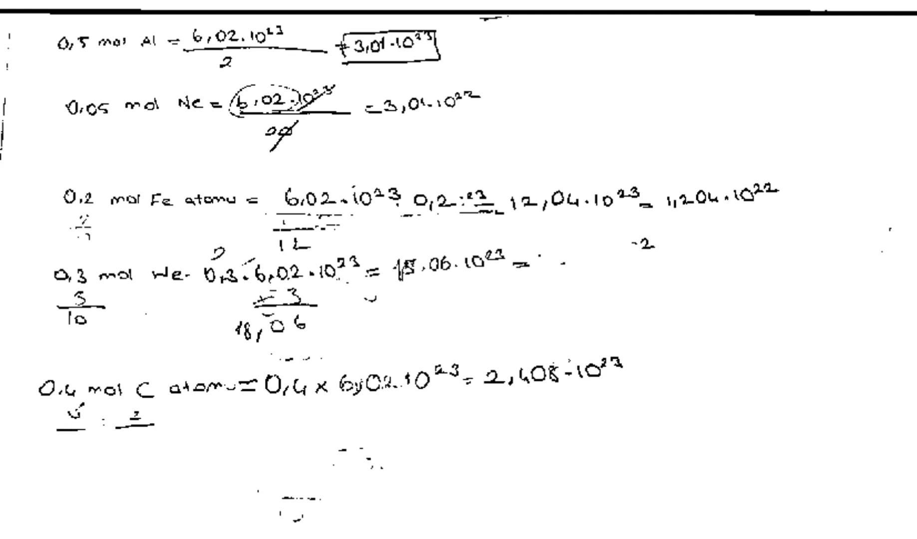 MOL
Aragaoro sayısı kaoor
Moi =6.02.10
Mol = 6.01.1003
Mol
KAVRAMI
tonerige I mo dent
0.5
30
(296)
ت
= 15.02.1023
NO
01000 =
(20금 두
=
=
3,01
