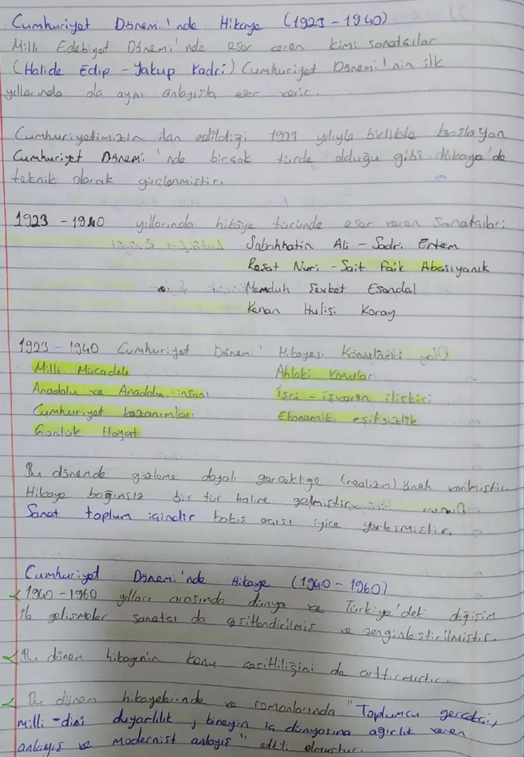 2) HIKAYE
Gercek ya da gerçeğe yakın olay ve durumların okuyucuda
heyecan, zevk uyandıracak şekilde kısa anlatıldığı
adabi metinlere hikaye