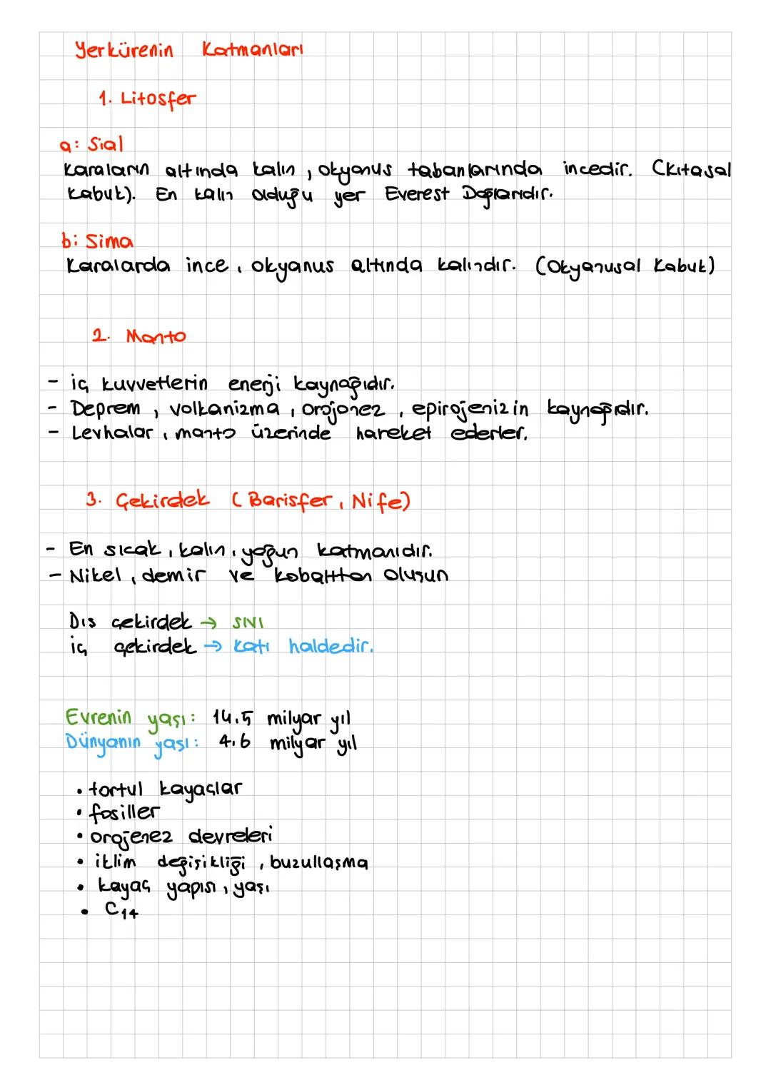 COĞRAFYA
Yer kürenin ia yapısı
Sıcaklık ve yoğunluğu farklı olan katmanlarına geosfer denir.
Sima
Sial
deniz
üst manto Castenosfer)
ait mant
