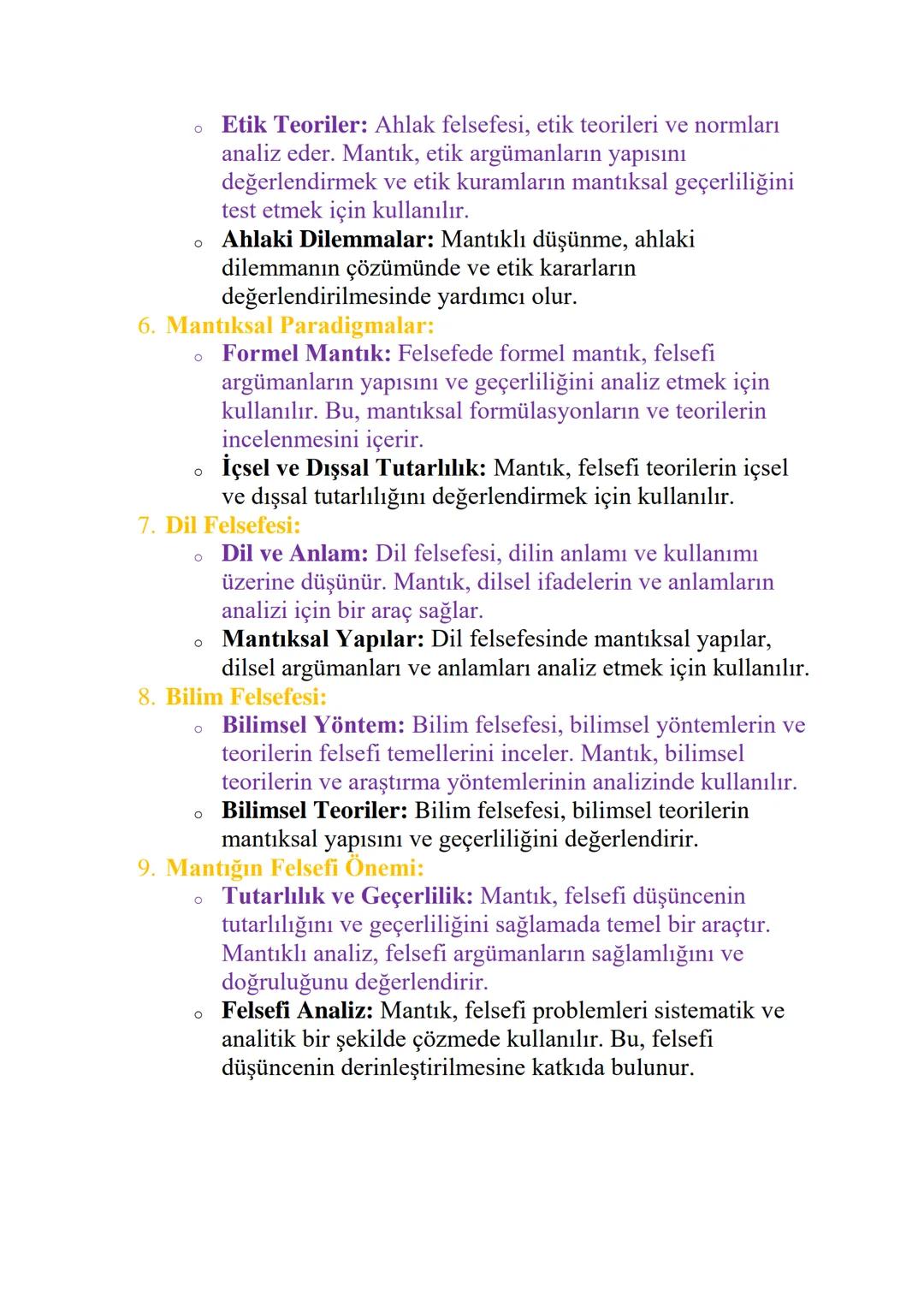 # MANTIK VE FELSEFE
1. Felsefi Argümanlar:
* Argüman Yapısı: Felsefi argümanlar, mantıksal yapı ve
analizle oluşturulur. Bu argümanl