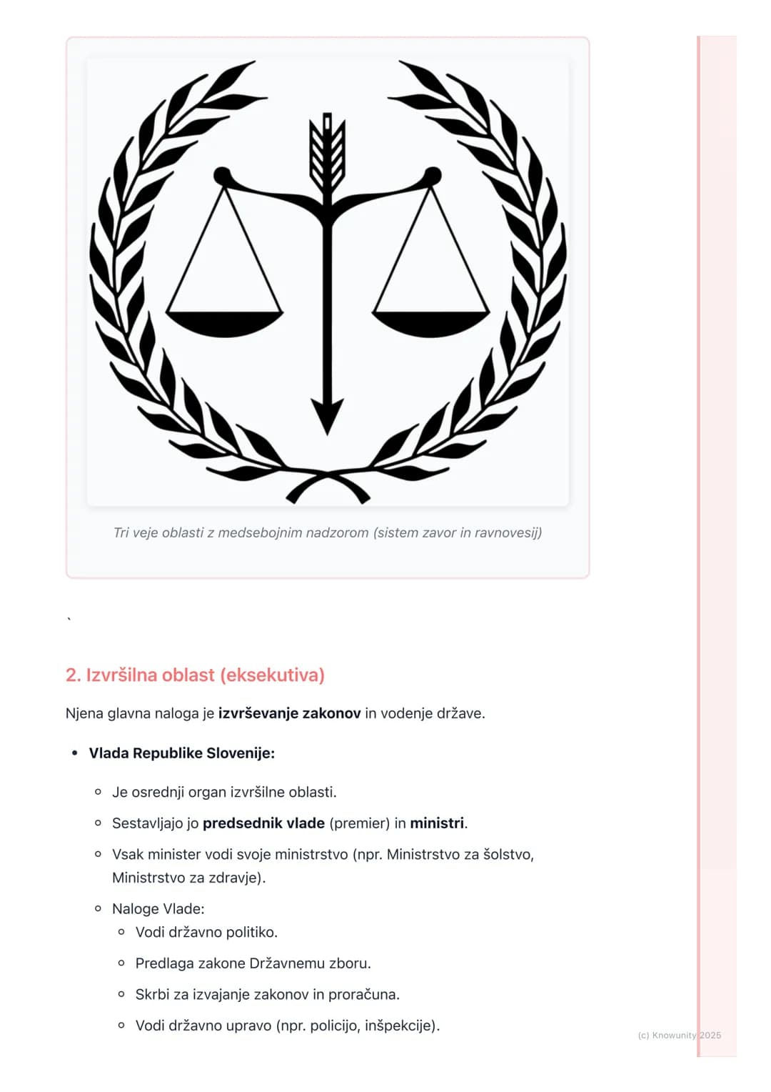 # Delitev oblasti (zakonodajna,
izvršilna, sodna)
Kaj je delitev oblasti in zakaj je pomembna?
To je eno od temeljnih načel demokracije. P
