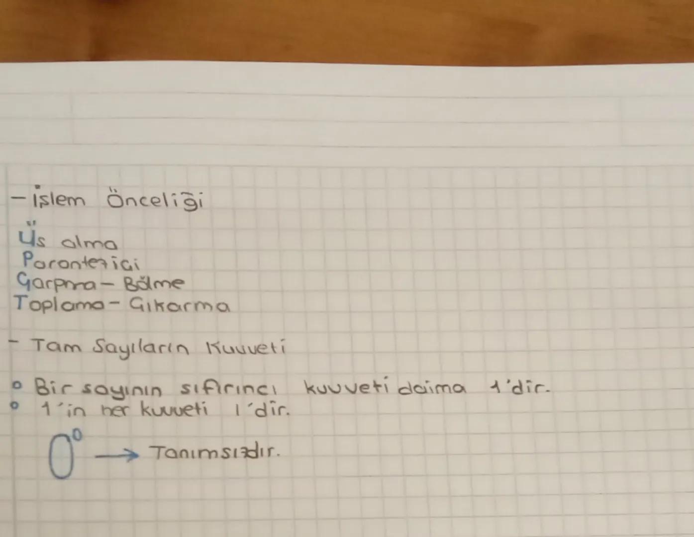 7. Sınıf Ders Notları UNIT 1.
-Garpma işlemi
--+ +. +=+
+-- +.-=-
Örnek: Aşağıdaki işlemlerde çarpılan sayılar aynı işaretli
olduğu için