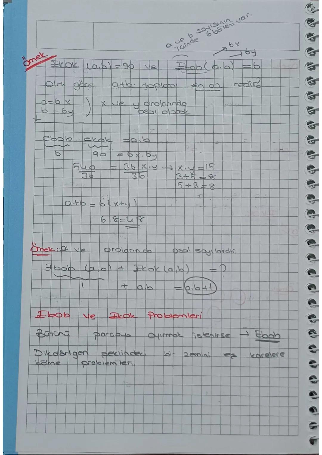 - EBOB - EKOK-
Zn Büyük Ortak Bälten (EBOB)
En 02 bid Sılardan farky Thi ya da
dora fazla doğal Saynı ortak bölenlerinin
en büyüğüne bu Sa
