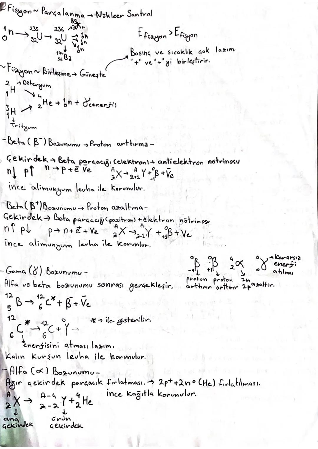 # Modern Fizik
~Bohr Atom Modeli~ "Kesikli"
$L=n.h/2x$ $\overrightarrow{e}$'nun açısal momentumu.
Katman no.
$r=a_0.n^2/2$ Katman no. $\