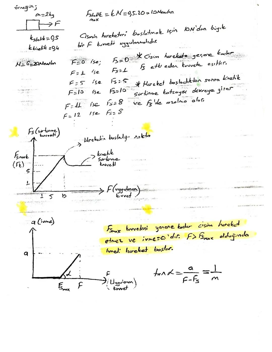 NEWTON 'UN HAREKET
YASAL ARI
korur. Yani a'sım
1). Eylemsizlik Yososı: Bir cisme ettu eden kuvvet yok ise veyo ette eden
kuvvetlerin bileşke