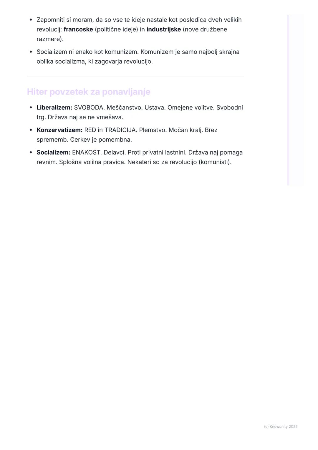 # Liberalizem, konzervatizem in
socializem
Uvod: Ideologije 19. stoletja
V 19. stoletju so se v Evropi dogajale velike spremembe. Francosk