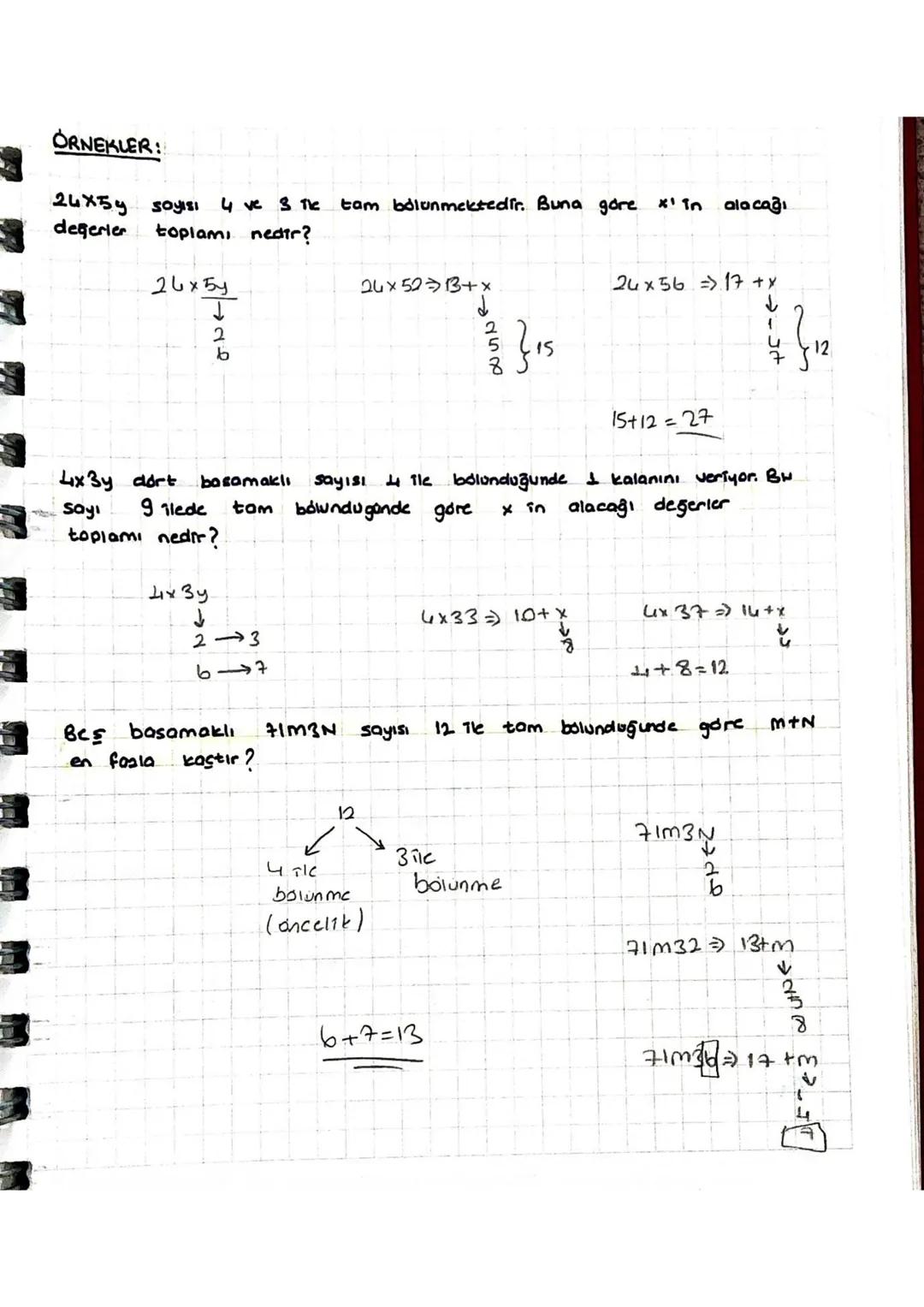BOLME :
ABC vek doğal sayılar.
A
B
C
K
• K<B
• A = B.C+K.
• K<C ise Bike C
ORNEK:
A = Bolunen
B: Bolen
C: Bolum
K: Kalan
yer değiştirebilir.