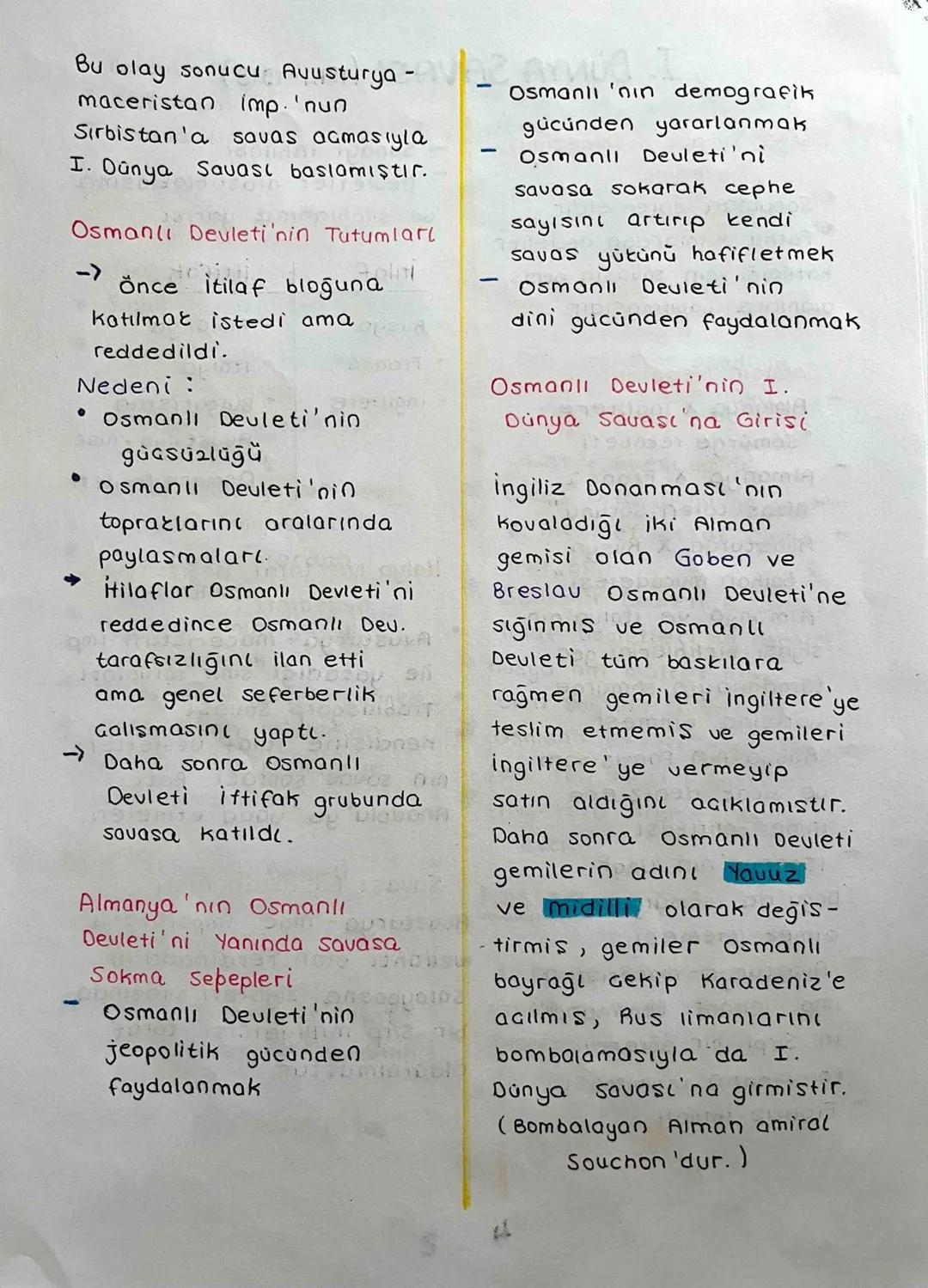 -
-
Homepla
I. DÜNYA SAVASI (1914-1918)
Dünya Savası denilmesinin
nedenleri :
Sonuçları eurenseldir.
Farklı kıtalardan devletler
katıldığı i