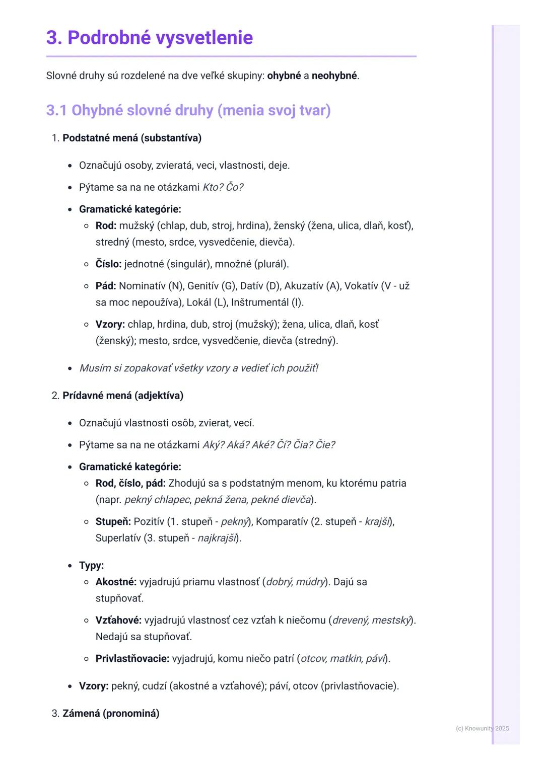 # Morfológia - Tvaroslovie
1. Prehľad a úvod do morfológie
Morfológia, alebo po slovensky tvaroslovie, je pre mňa dosť dôležitá časť
slove