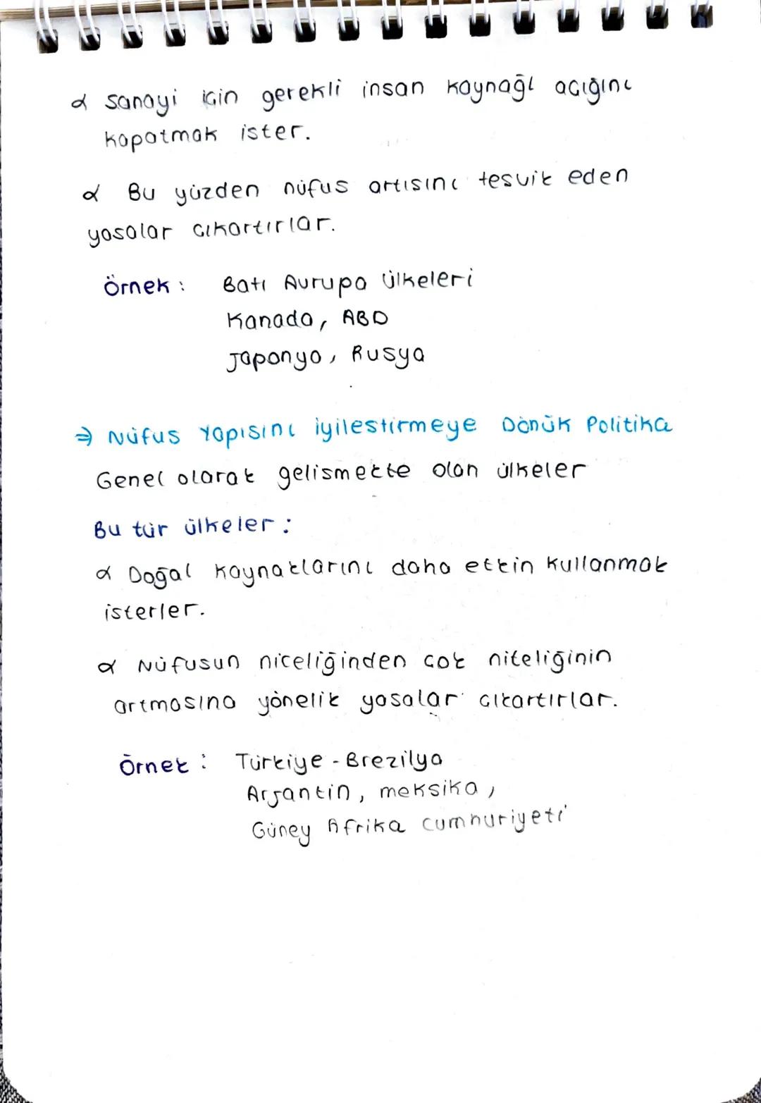 Nüfus Politikaları
Ülkelerin nüfus ile ilgili çıkardıkları
yasalara nufus politikası denir.
ülkeler nüfus politicalarını belirlerɛen
nufus a