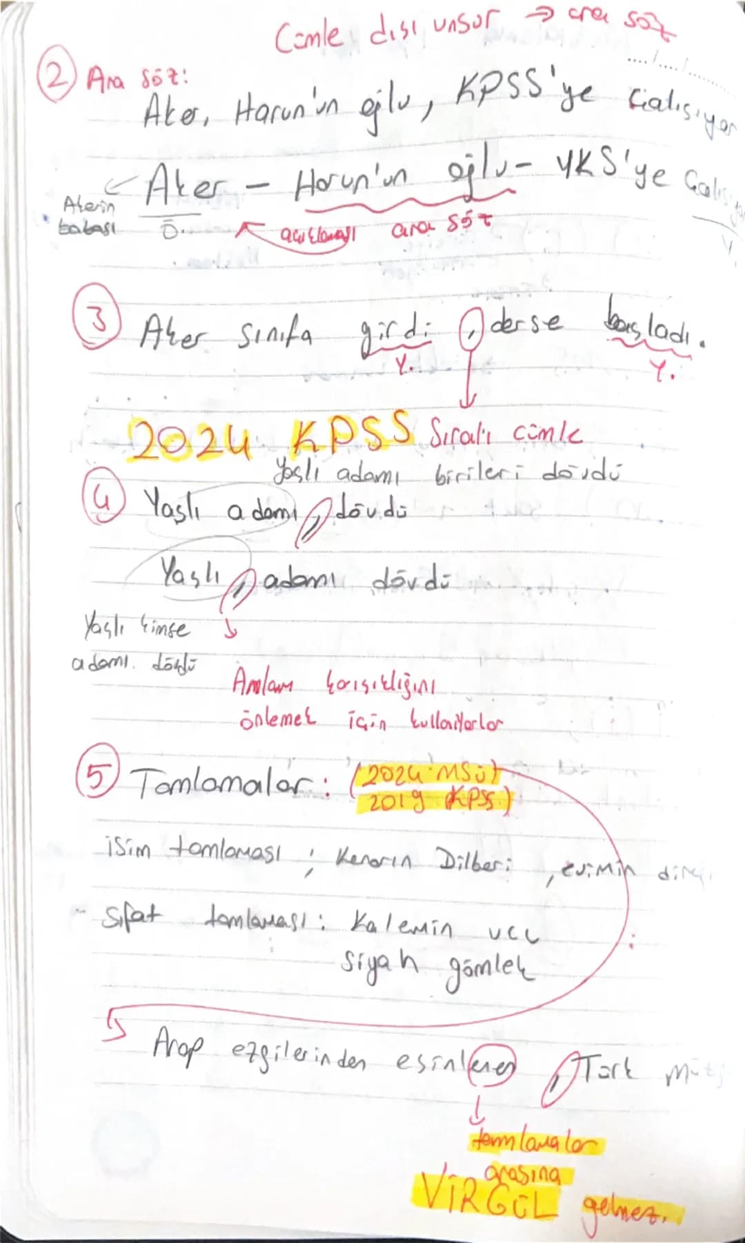 Noktalama işdettori
Nokt (.) : Cümle sonu
→ Mısır kadar yaşlı, Mısır kadar güvenlidir burc(...)
②(T.C) (T.) → Türkiye
Cumhuriyeti
→ Türkçe
③