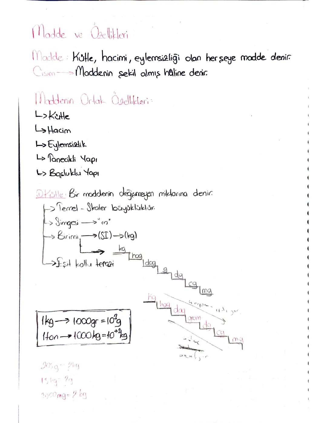 TYT Fizik: Madde ve Özkütle Konu Anlatımı