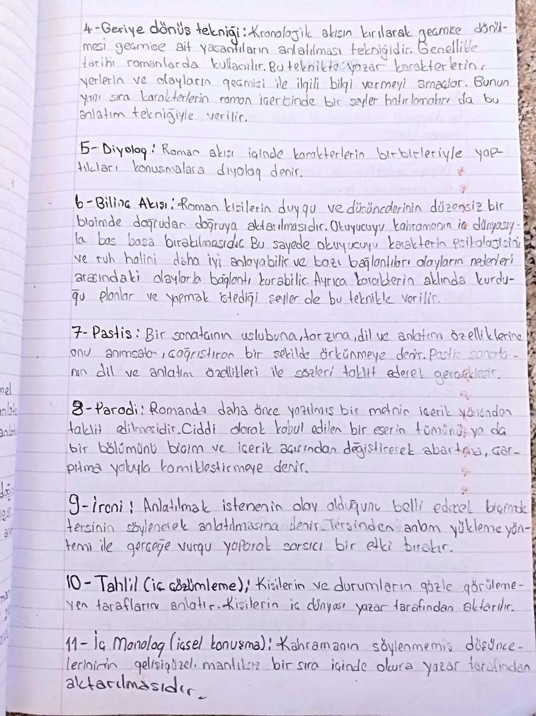 bosomal
susamat
b.
Romanda Anlatım Teknikleriz
temel
1- Anlatma (Tahkiye etme): Roman anlatımında kullanılan en
tekniktir. Olay ve kişi çözü