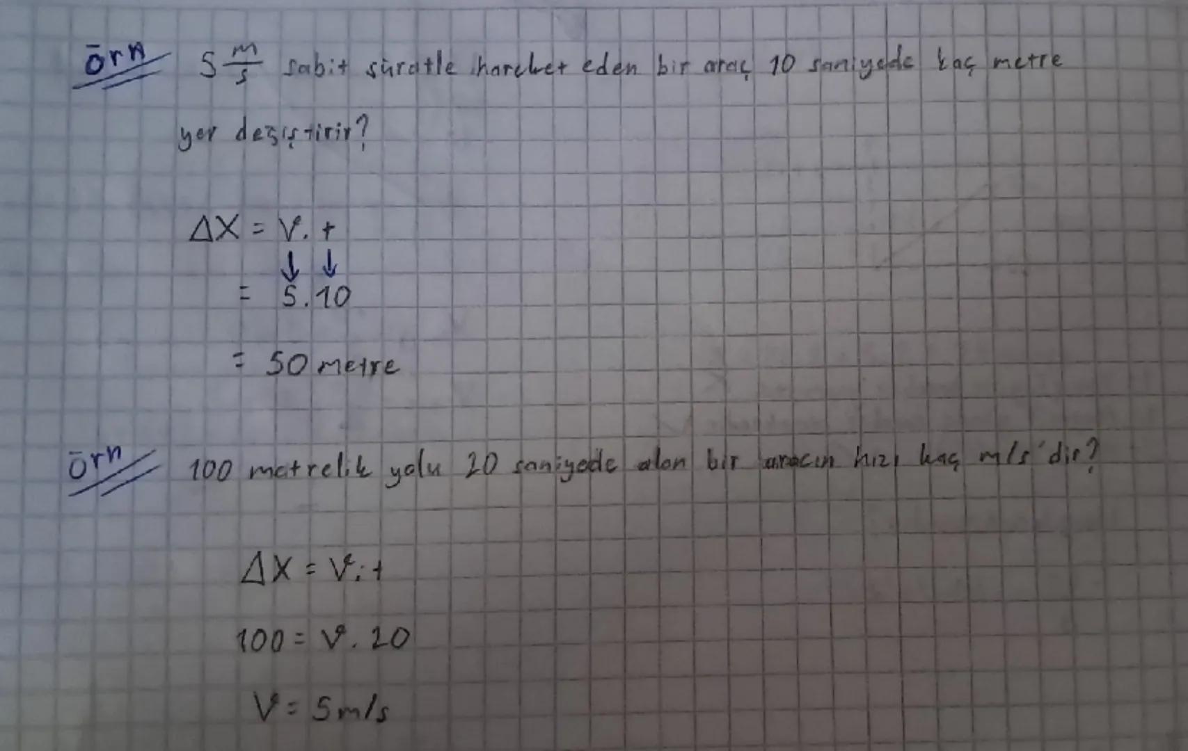 SABIT HIZLA HAREKET
* Cisim hareket halinde olacak.
*Cisim üzerine eth, eden buures sıfır olacak.
rn
Hareket halinde
→F=10N
F210NE
Fires