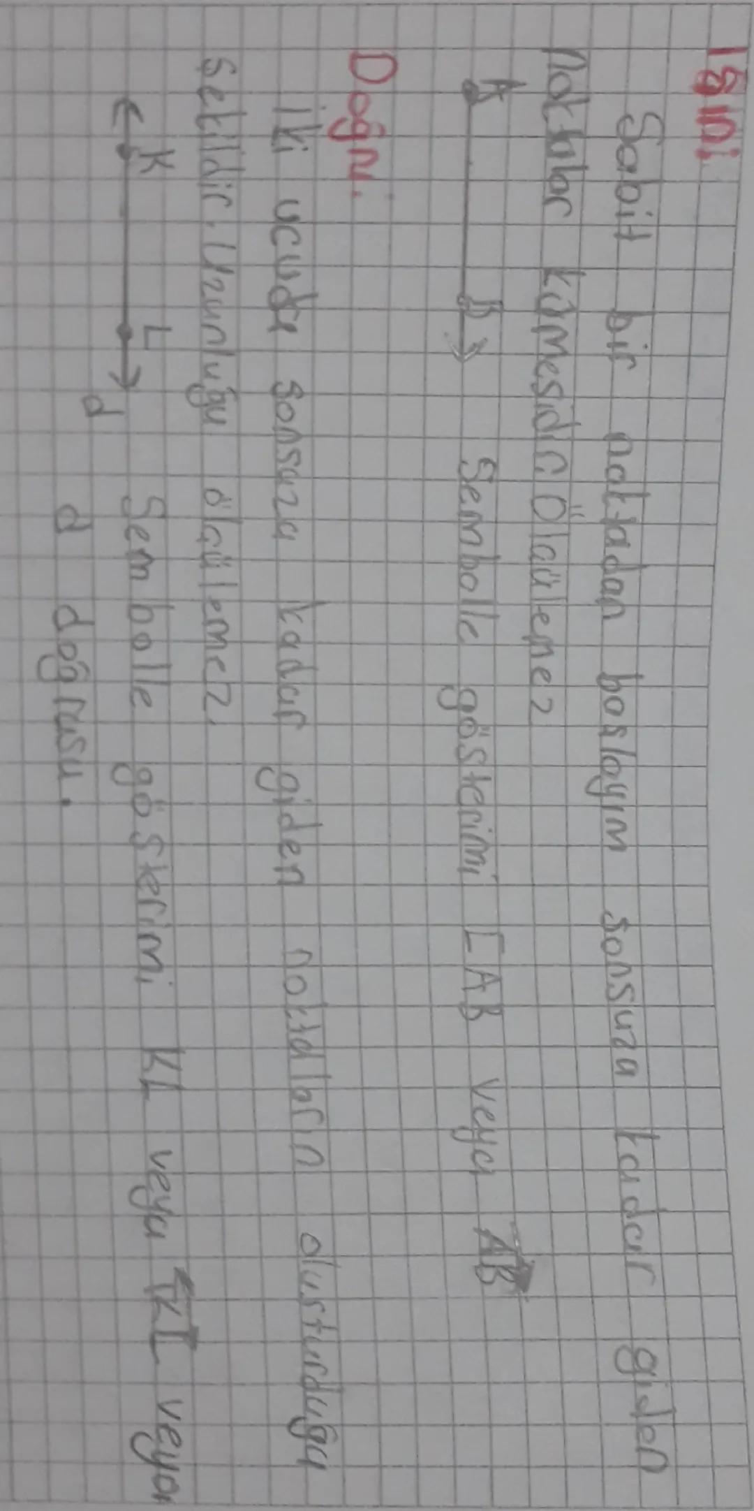 Nakfa
TEMEL GEOMETRIK KAVRAM LAR
Kalemin defterde bıraktığı izdir. Nokianın en baju
yüksekliği yoktur Olaulmez.
Nokia buyük harfle sin lendi