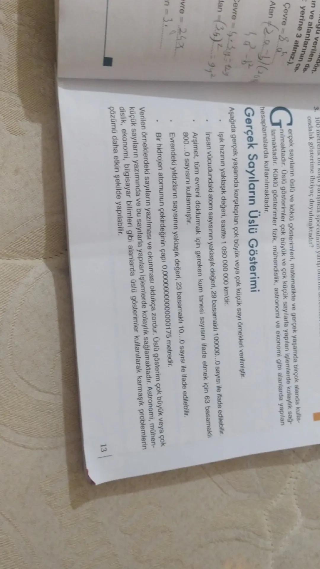 mugu verilen da.
in ve alanlarının ce-
yerine 3 alınız.).
Çevre &
Alan $(2a-1)(2a$
Cevre=bby: thy
lan=$(35)²=942
n=3.
3. 100 metrenk он к