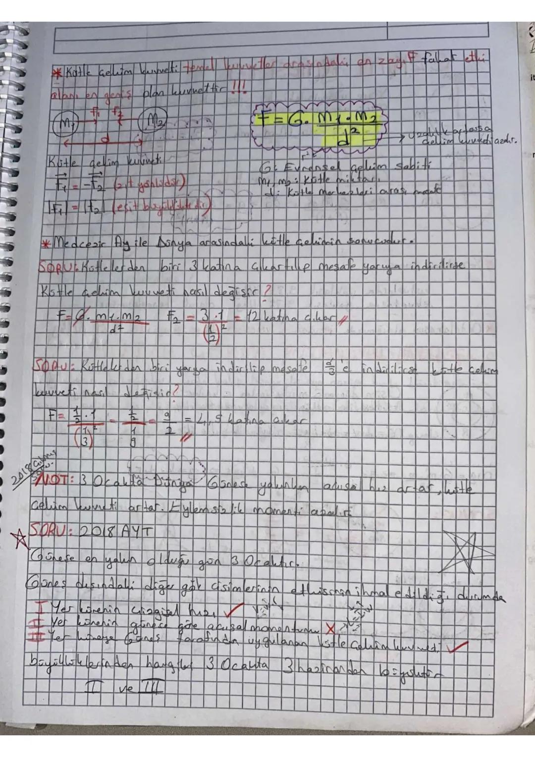 KÜTLE ÇEKİM KUVVE
Newton yaptığı arastironalar neticesinde kötle achim konvetinin, kuvvetin
Oluştuğu kütlelerin büyühlshleri ik doğru, arala