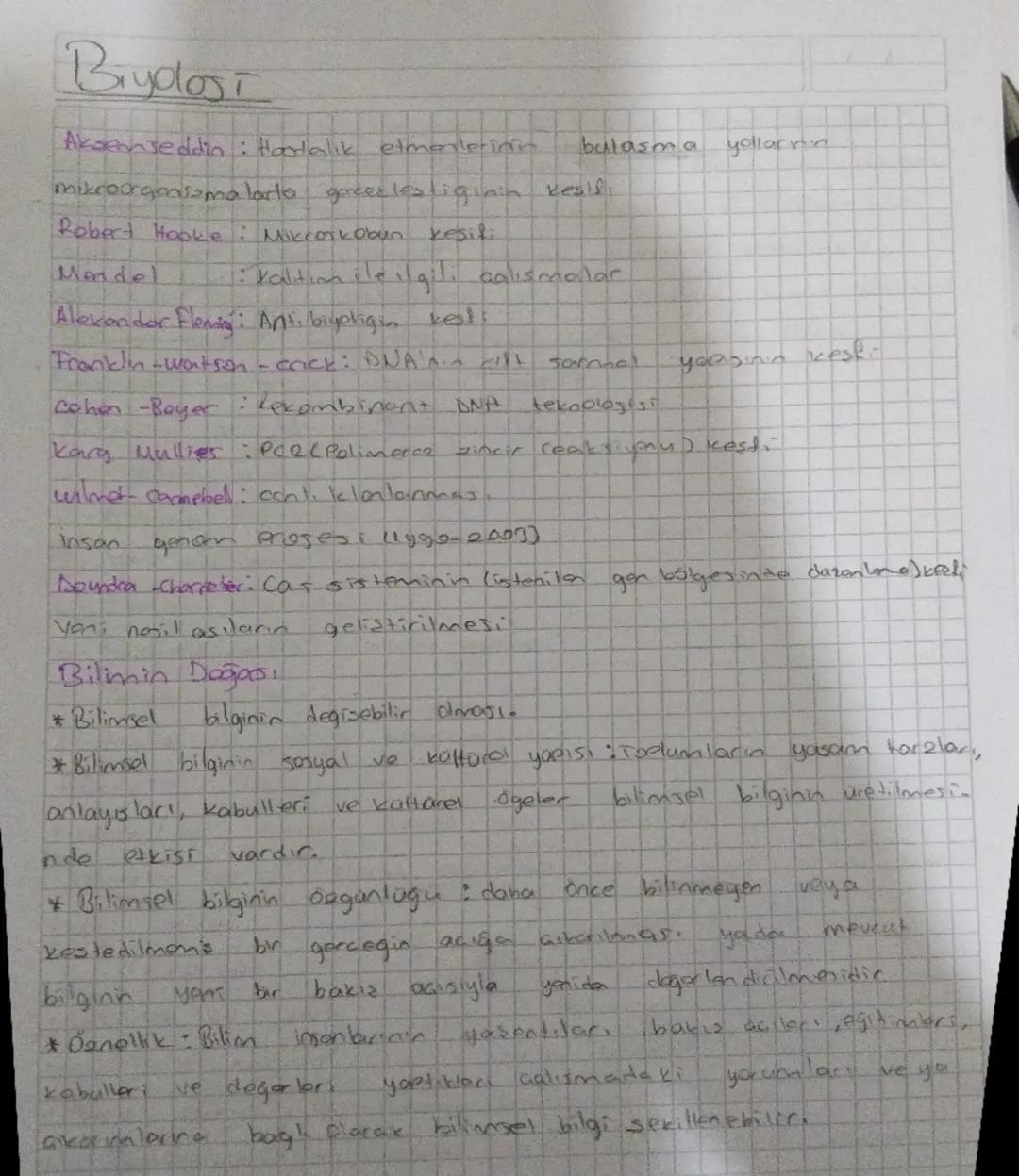Bydosi
Aksenseddia Hastalık etmenlerinin
bulasma
yollarn
mikroorganismalarla gorces lestigiain kesifi
Robert Hooke: Mikcorkobun
Mandel
kesif